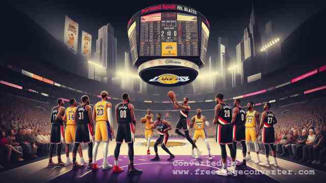 Lakers vs Portland Trail Blazers Match Player Stats